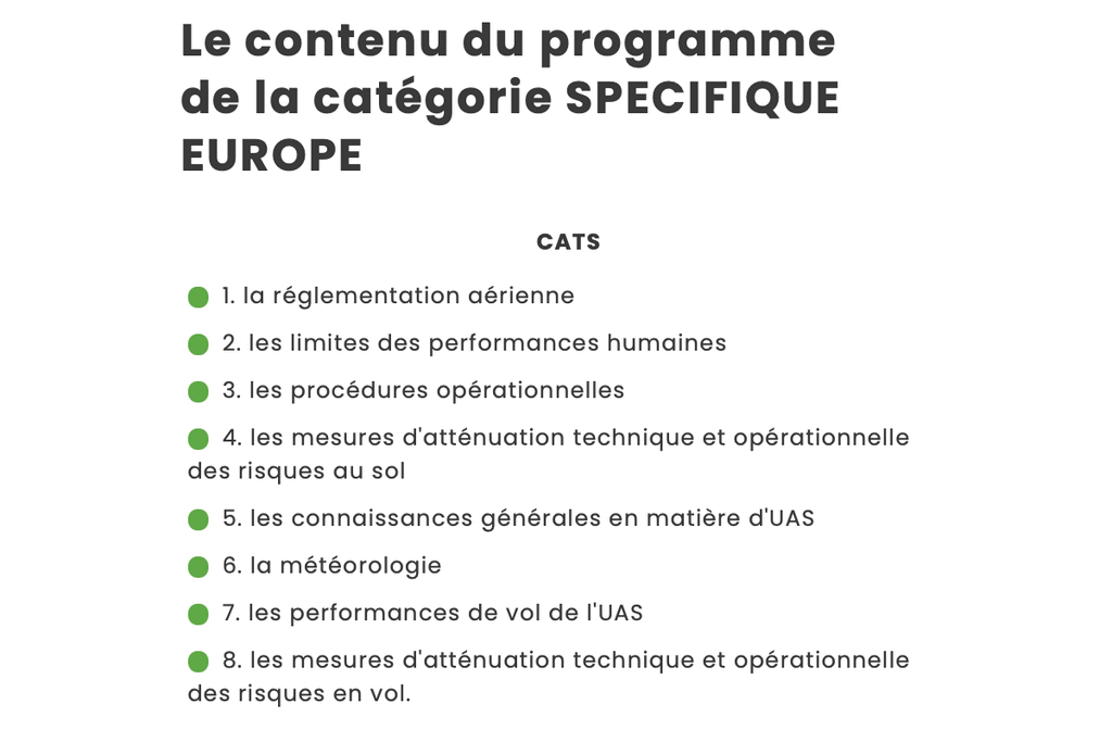 Programme de l